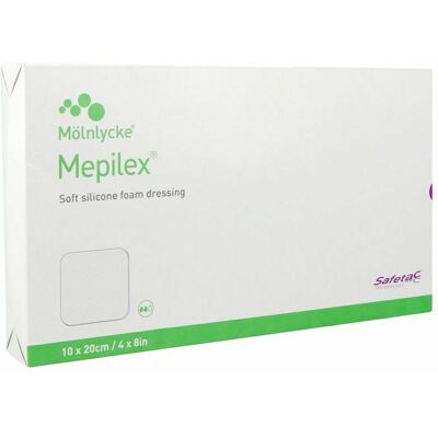 Mepilex Pans Mousse Sil Abs Ster 10x20cm 5 294200 Mepilex Pans Mousse Sil Abs Ster 10x20cm 5 294200