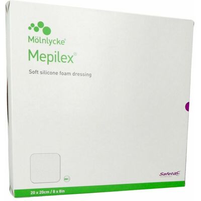 Mepilex Pans Mousse Sil Abs Ster 20x20cm 5 294400 Mepilex Pans Mousse Sil Abs Ster 20x20cm 5 294400