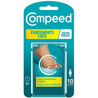 Compeed Pansements Cors Moyen - 10 pièces Compeed Pansements Cors Moyen - 10 pièces