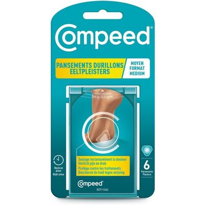 Compeed Pansement Durillons Pieds Medium 6 Pièces Compeed Pansement Durillons Pieds Medium 6 Pièces