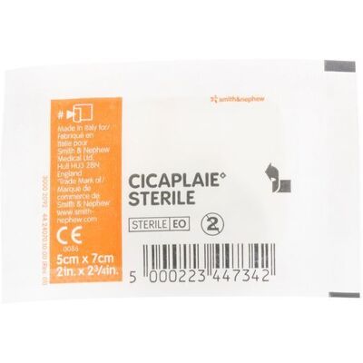 Smith & Nephew Cicaplaie Pansement Stérile - Pansement de Secours Smith & Nephew Cicaplaie Pansement Stérile - Pansement de Secours