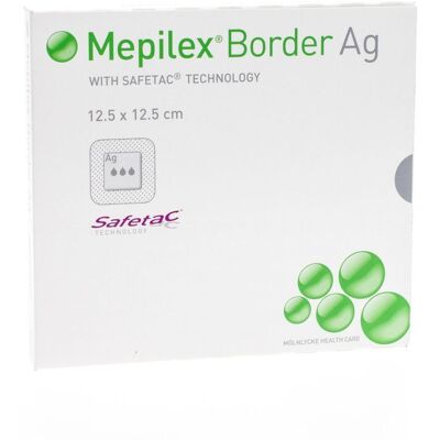 SAFETAC Mepilex Ag 12,50 x 12,50 cm 5 Pansements - Soins des plaies SAFETAC Mepilex Ag 12,50 x 12,50 cm 5 Pansements - Soins des plaies