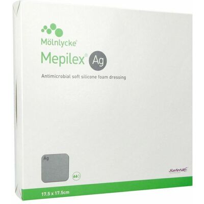 Mepilex Ag Pansement Steril 17,5x17,5cm 5 287321 Mepilex Ag Pansement Steril 17,5x17,5cm 5 287321