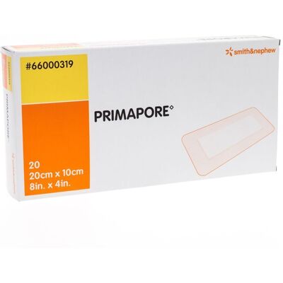 Smith & Nephew Primapore S&n; Pans Post-op 20cmx10cm 20 66000319 Smith & Nephew Primapore S&n; Pans Post-op 20cmx10cm 20 66000319
