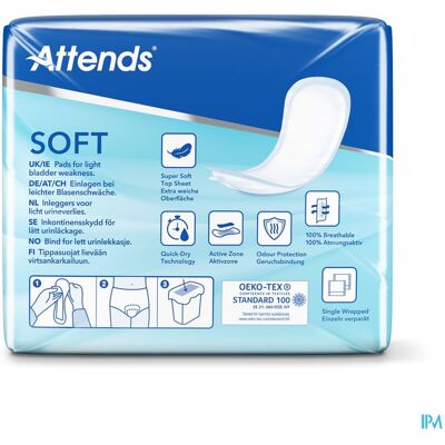Attends Soft 6 Couche Anatom. 1x38 Attends Soft 6 Couche Anatom. 1x38