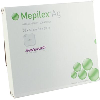 Mepilex Ag Pansement Steril 20,0x50,0cm 2 287510 Mepilex Ag Pansement Steril 20,0x50,0cm 2 287510