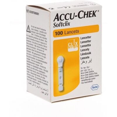 Accu-Chek Accu Chek Softclix Lancet 100 3307506001 Accu-Chek Accu Chek Softclix Lancet 100 3307506001