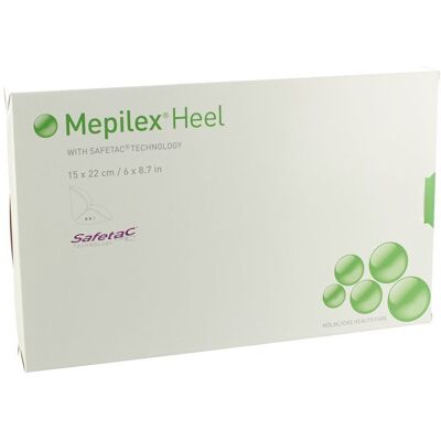 Mepilex Heel Pansement Steril 15x22cm 5 288300 Mepilex Heel Pansement Steril 15x22cm 5 288300