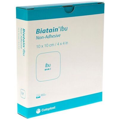 Biatain-ibu Pans N/adh+ibuprof. 10x10,0 5 34110 Biatain-ibu Pans N/adh+ibuprof. 10x10,0 5 34110