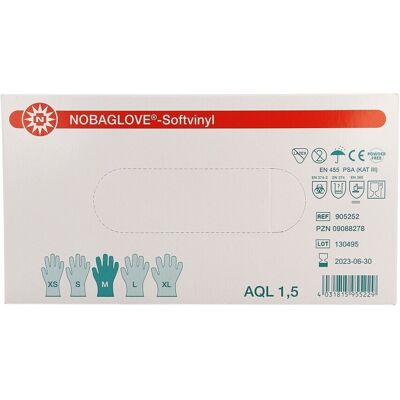 Noba Gants Vinyl Sans Poudre M 100 5700574 Noba Gants Vinyl Sans Poudre M 100 5700574