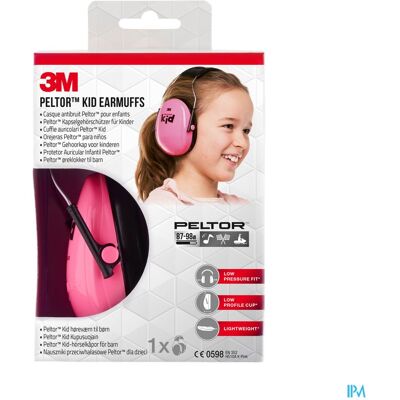 3M Peltor Hearing Protector Kid Neon Pink 1 3M Peltor Hearing Protector Kid Neon Pink 1