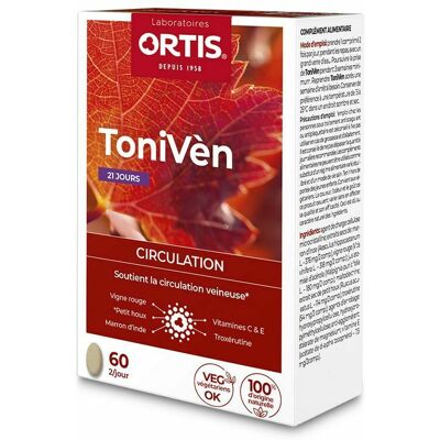 Ortis Toniven 60 Comprimés - Complément alimentaire Ortis Toniven 60 Comprimés - Complément alimentaire