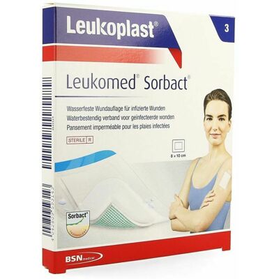 Leukomed Sorbact 8cmx10cm 3 Leukoplast Leukomed Sorbact 8cmx10cm 3 Leukoplast