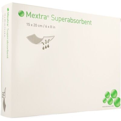 Molnlycke Mextra Superabsorbent Nf 15,0x20,0cm 10 610730 Molnlycke Mextra Superabsorbent Nf 15,0x20,0cm 10 610730