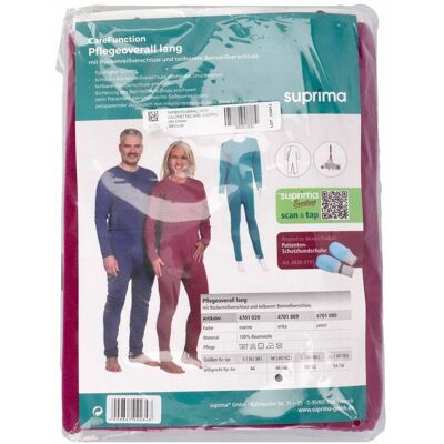 Suprima 4701 Salopette Ferm. Dos+jambe Erika M Suprima 4701 Salopette Ferm. Dos+jambe Erika M
