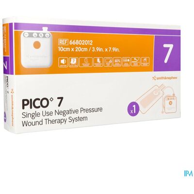 Smith & Nephew Pico 7 Pansement 10cm X 20cm 1 66802012 Smith & Nephew Pico 7 Pansement 10cm X 20cm 1 66802012