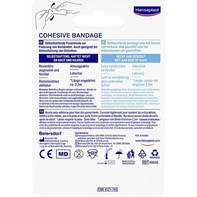 HANSAPLAST Modèle Bande Auto-adhésive - 6cmx4m - Bleu HANSAPLAST Modèle Bande Auto-adhésive - 6cmx4m - Bleu