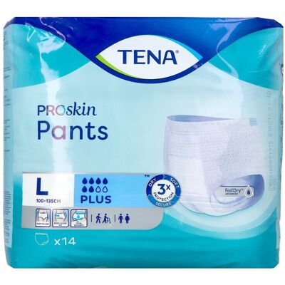 Tena Proskin Pants Plus Large 14 Tena Proskin Pants Plus Large 14