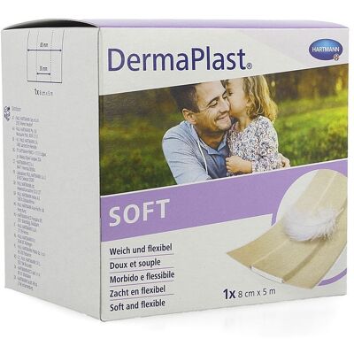 Hartmann Dermaplast Soft 8cmx5m - Pansement adhésif Hartmann Dermaplast Soft 8cmx5m - Pansement adhésif