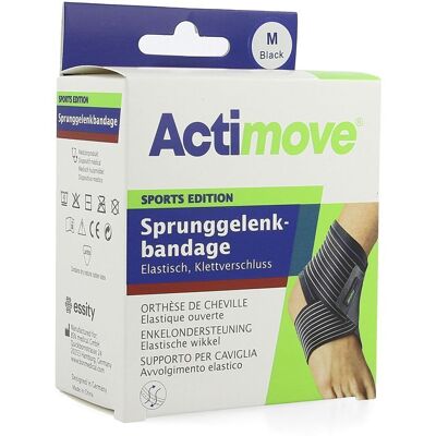 Orthèse de Cheville Actimove Noire - Support de Cheville Orthèse de Cheville Actimove Noire - Support de Cheville