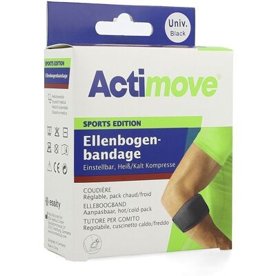 Actimove - SPORTS EDITION Coudière Réglable Noir - Noir - Coudière Actimove - SPORTS EDITION Coudière Réglable Noir - Noir - Coudière