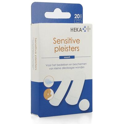 Heka Otc Sparadrap Peau Sensible Assortiment 20 Heka Otc Sparadrap Peau Sensible Assortiment 20
