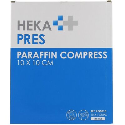 Heka Compresse Grasse Pres Sterile 10x10cm 10 Heka Compresse Grasse Pres Sterile 10x10cm 10