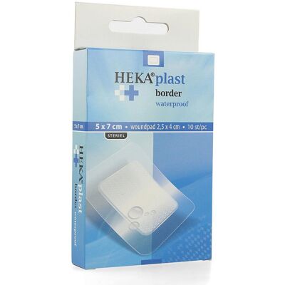 Heka Zom Rebord Transparent Etanche 5x7cm 10 Heka Zom Rebord Transparent Etanche 5x7cm 10