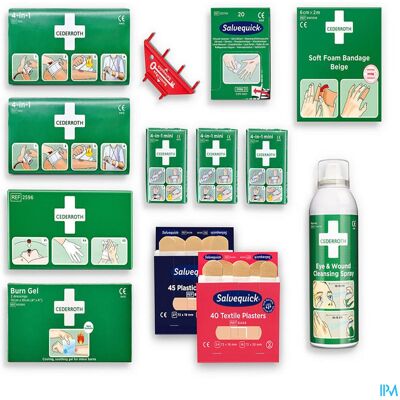 Orkla Wound Care AB Cederroth Réserve de Premiers Secours - Refill Orkla Wound Care AB Cederroth Réserve de Premiers Secours - Refill