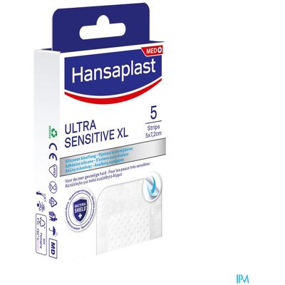 Hansaplast XL Ultra Sensitive Pansements - 5 pcs Hansaplast XL Ultra Sensitive Pansements - 5 pcs