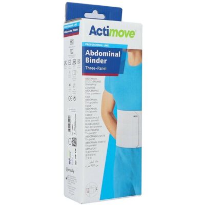 Actimove Abdominal Binder Three Panel 23cm L 1 Actimove Abdominal Binder Three Panel 23cm L 1