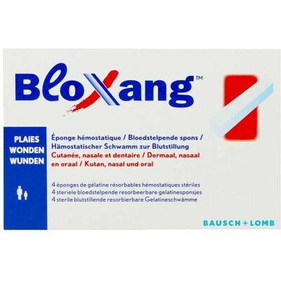 Bausch & Lomb Bloxang Eponge Hemostatique 4 Bausch & Lomb Bloxang Eponge Hemostatique 4