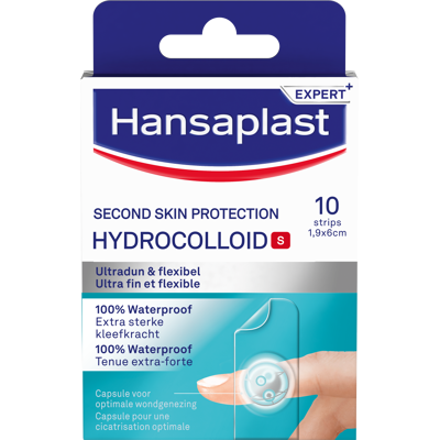 Hansaplast Second Skin Protection Hydrocolloid S Finger Strips 10 Stuks Hansaplast Second Skin Protection Hydrocolloid S Finger Strips 10 Stuks