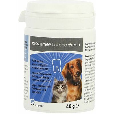Orozyme Bucco-Fresh - Soin dentaire pour animaux - 40 g Orozyme Bucco-Fresh - Soin dentaire pour animaux - 40 g