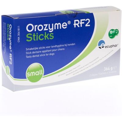 Orozyme RF2 Bâtonnet Dentaire Petit Chien - Dog Chew Stick Orozyme RF2 Bâtonnet Dentaire Petit Chien - Dog Chew Stick