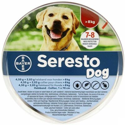 Colliers Seresto pour grands chiens - Protection contre puces et tiques Colliers Seresto pour grands chiens - Protection contre puces et tiques