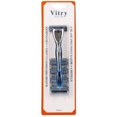 Vitry Rasoir Precision 5 Lames + 4 Recharges Vitry Rasoir Precision 5 Lames + 4 Recharges
