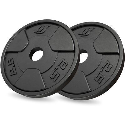 Ensemble de disques en fonte 2 × 2,5 kg – Marbo Sport Ensemble de disques en fonte 2 × 2,5 kg – Marbo Sport