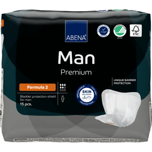 ABENA Man Premium Formula 2 - 12 paquets de 15 protections ABENA Man Premium Formula 2 - 12 paquets de 15 protections