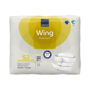 Abena Wing Premium 2 Small - 4 paquets de 15 protections Abena Wing Premium 2 Small - 4 paquets de 15 protections