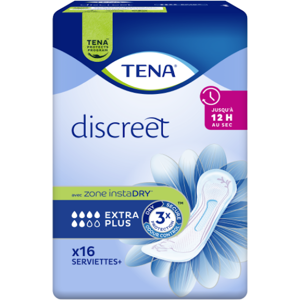 Tena Discreet Extra Plus - 6 paquets de 16 protections Tena Discreet Extra Plus - 6 paquets de 16 protections