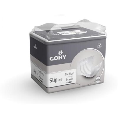 Gohy Slip Maxi+ Medium (7-8) - 4 paquets de 20 protections Gohy Slip Maxi+ Medium (7-8) - 4 paquets de 20 protections