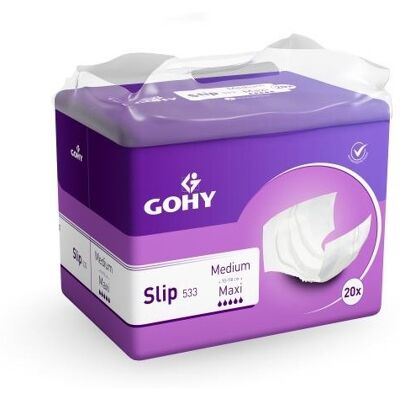 Gohy Slip Maxi Medium - 3 paquets de 20 protections Gohy Slip Maxi Medium - 3 paquets de 20 protections