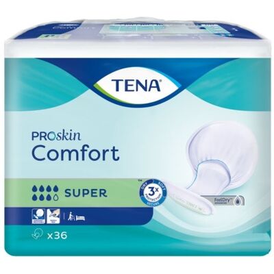 Tena Comfort Super - 6 paquets de 36 protections Tena Comfort Super - 6 paquets de 36 protections