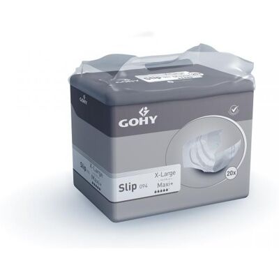 Gohy Slip Maxi+ XL - 6 paquets de 20 protections Gohy Slip Maxi+ XL - 6 paquets de 20 protections