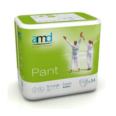AMD Pant Super XL - 12 paquets de 14 protections AMD Pant Super XL - 12 paquets de 14 protections