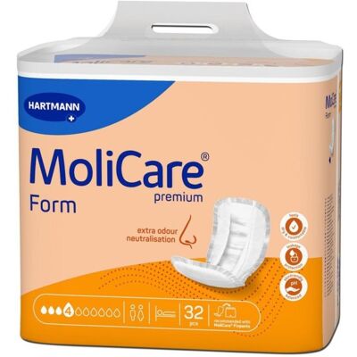 Hartmann Molicare Premium Form 4 gouttes - 8 paquets de 32 protections Hartmann Molicare Premium Form 4 gouttes - 8 paquets de 32 protections