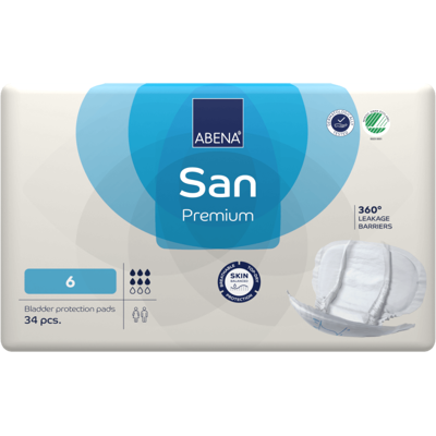 Abena San Premium 6 - 6 paquets de 34 protections Abena San Premium 6 - 6 paquets de 34 protections