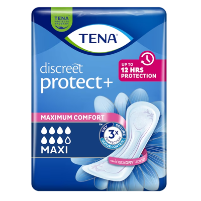 Tena Discreet Maxi - 12 paquets de 12 protections Tena Discreet Maxi - 12 paquets de 12 protections