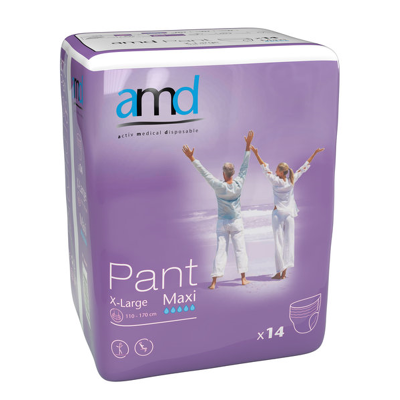 AMD Pant Maxi XL - 12 paquets de 14 protections AMD Pant Maxi XL - 12 paquets de 14 protections